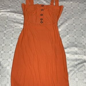 Orange dress